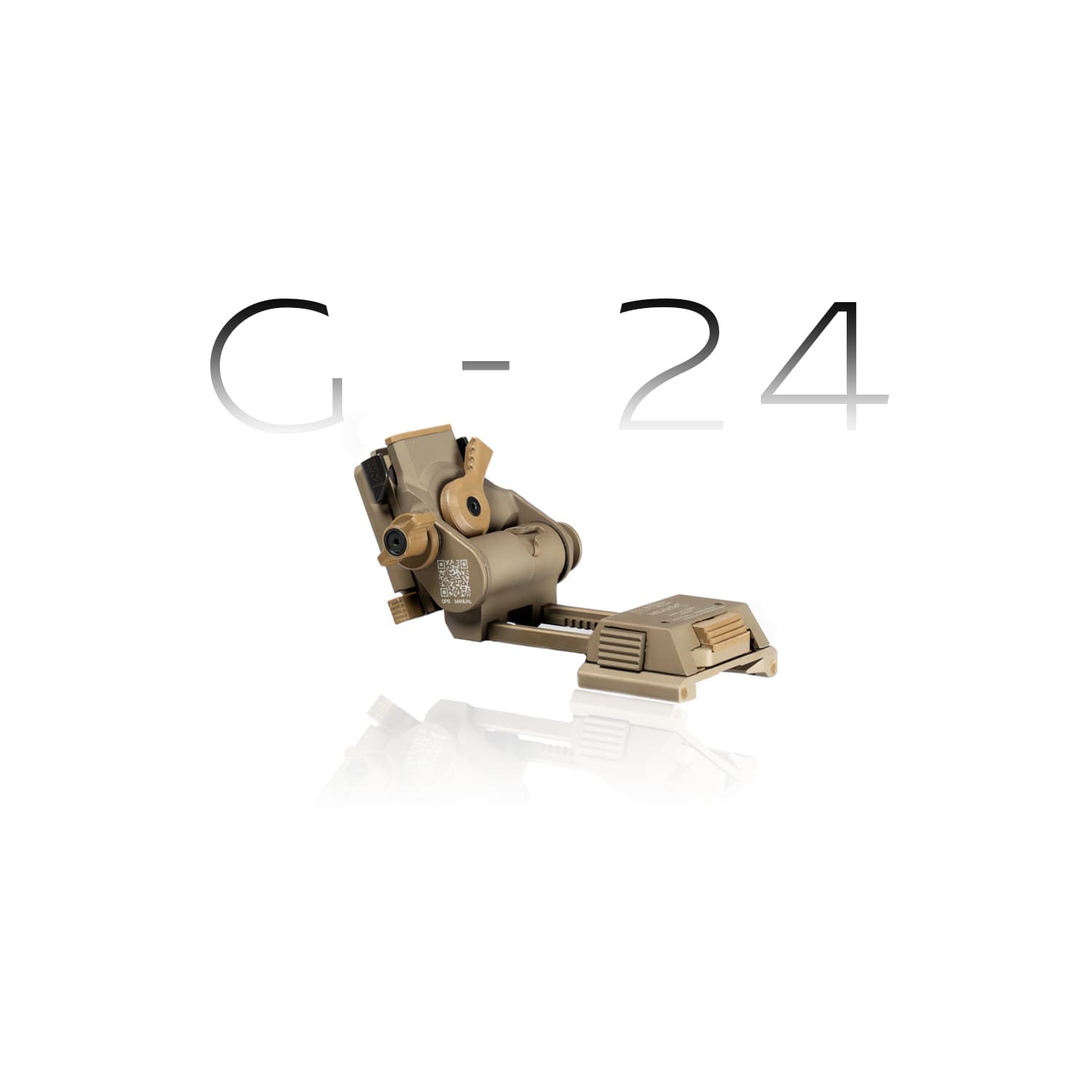 Wilcox L4 G24 Mount with Low Profile Breakaway Base - FDE/BLK/COYOTE