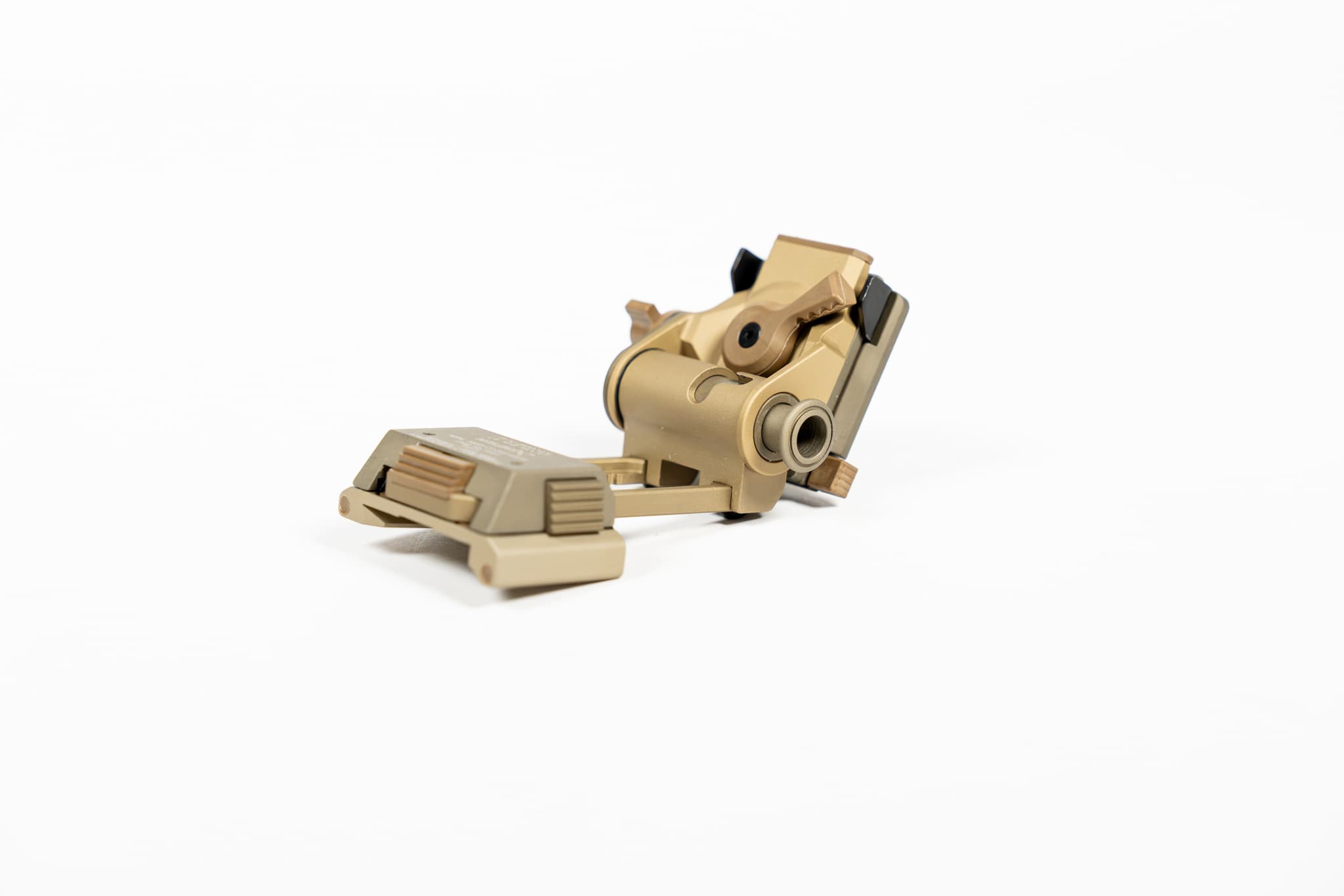 Wilcox L4 G24 Mount with Low Profile Breakaway Base - FDE/BLK/COYOTE