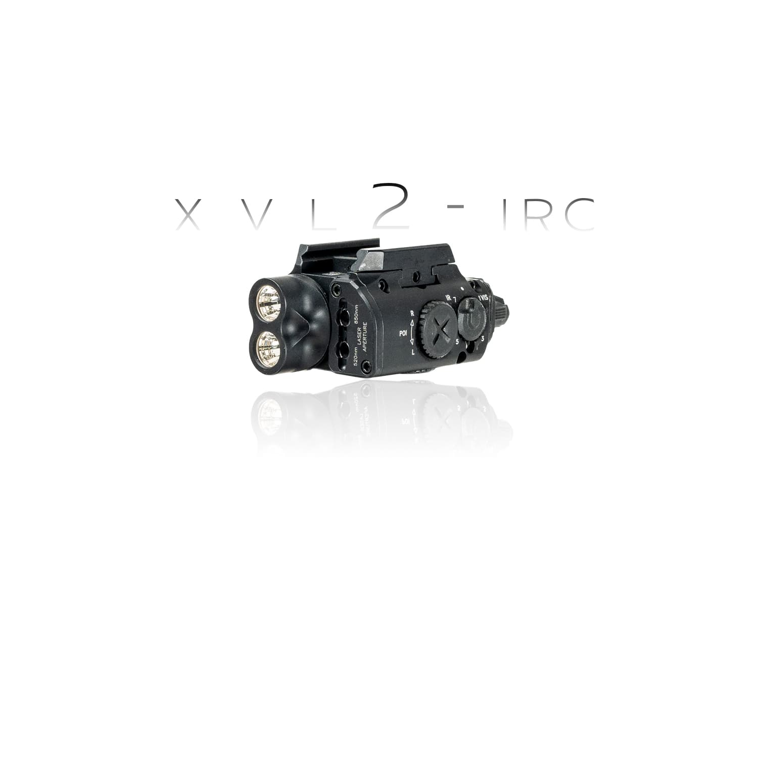SureFire XVL2-IRC 400 LU/300mW IR WeaponLight w/ 520nm Class IIIa Green Laser & 850nm IR Laser