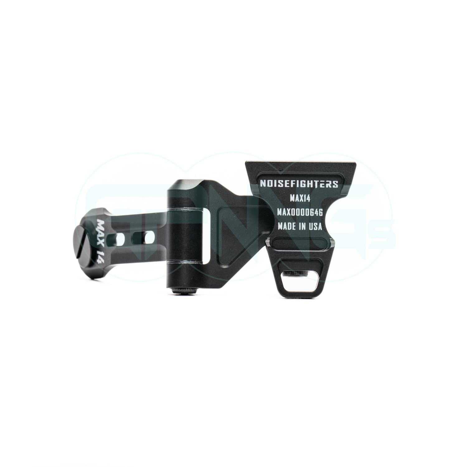 Noisefighters MAX14 | 1 oz All-Metal Night Vision J-Arm with Rotating Knuckle