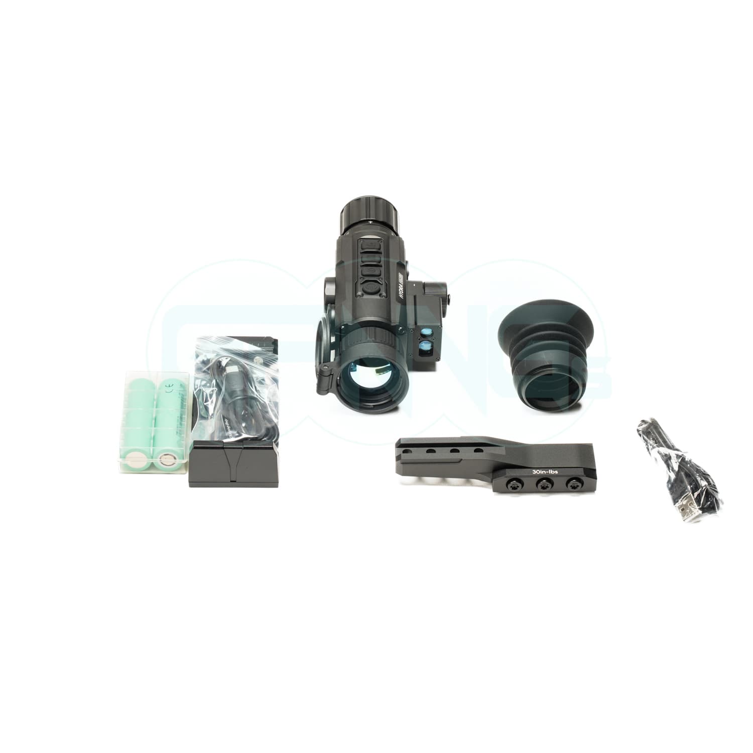 DNT Optics Hydra LRF HS635R Multi-Function Thermal Scope with Laser Rangefinder and Ballistics Calculator – Standalone Scope, Clip-On, Handheld Monocular – 640×512 35mm