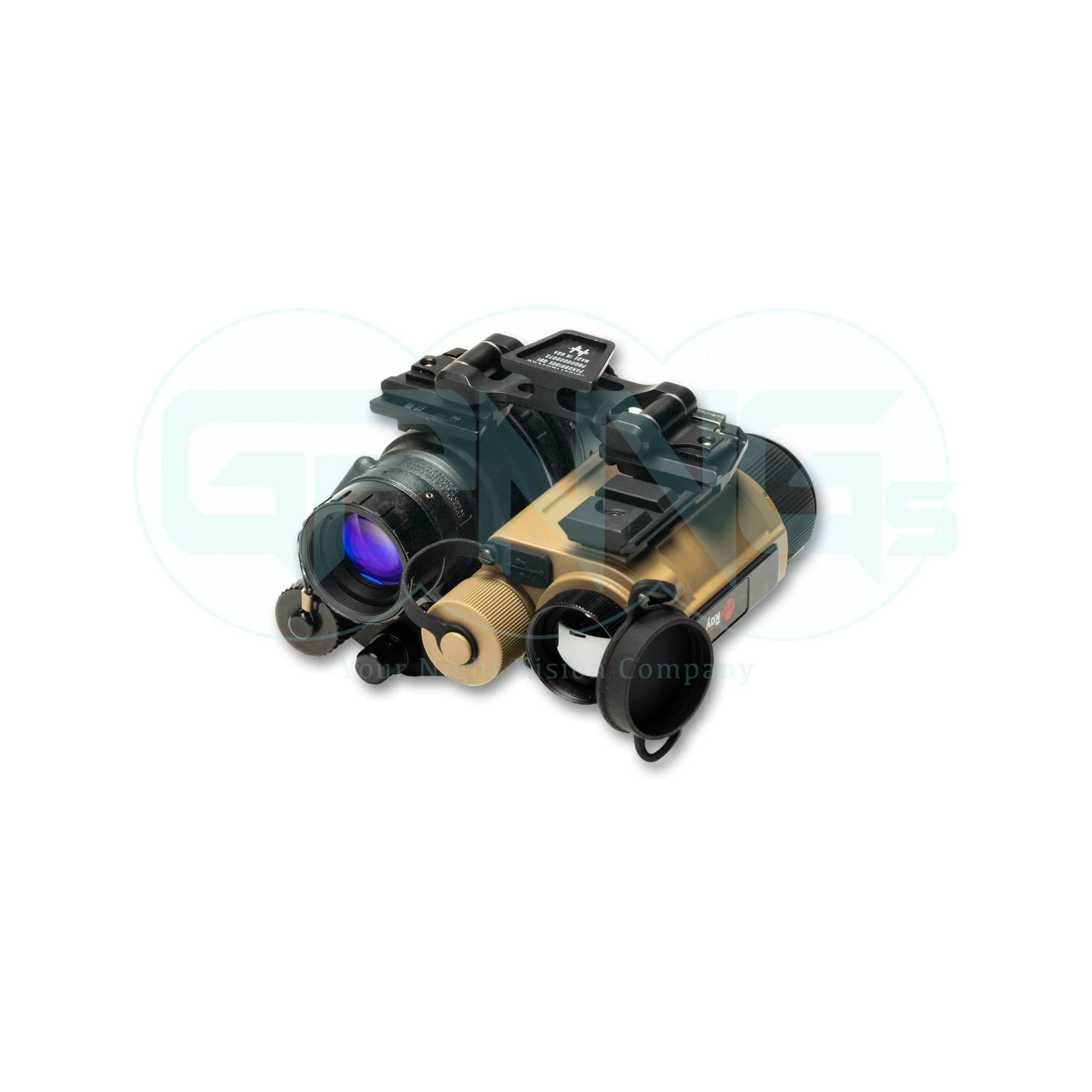 Noisefighters Panobridge QD1: Ultralight Thermal / Night Vision Bridge with Dual QD Dovetail Arms