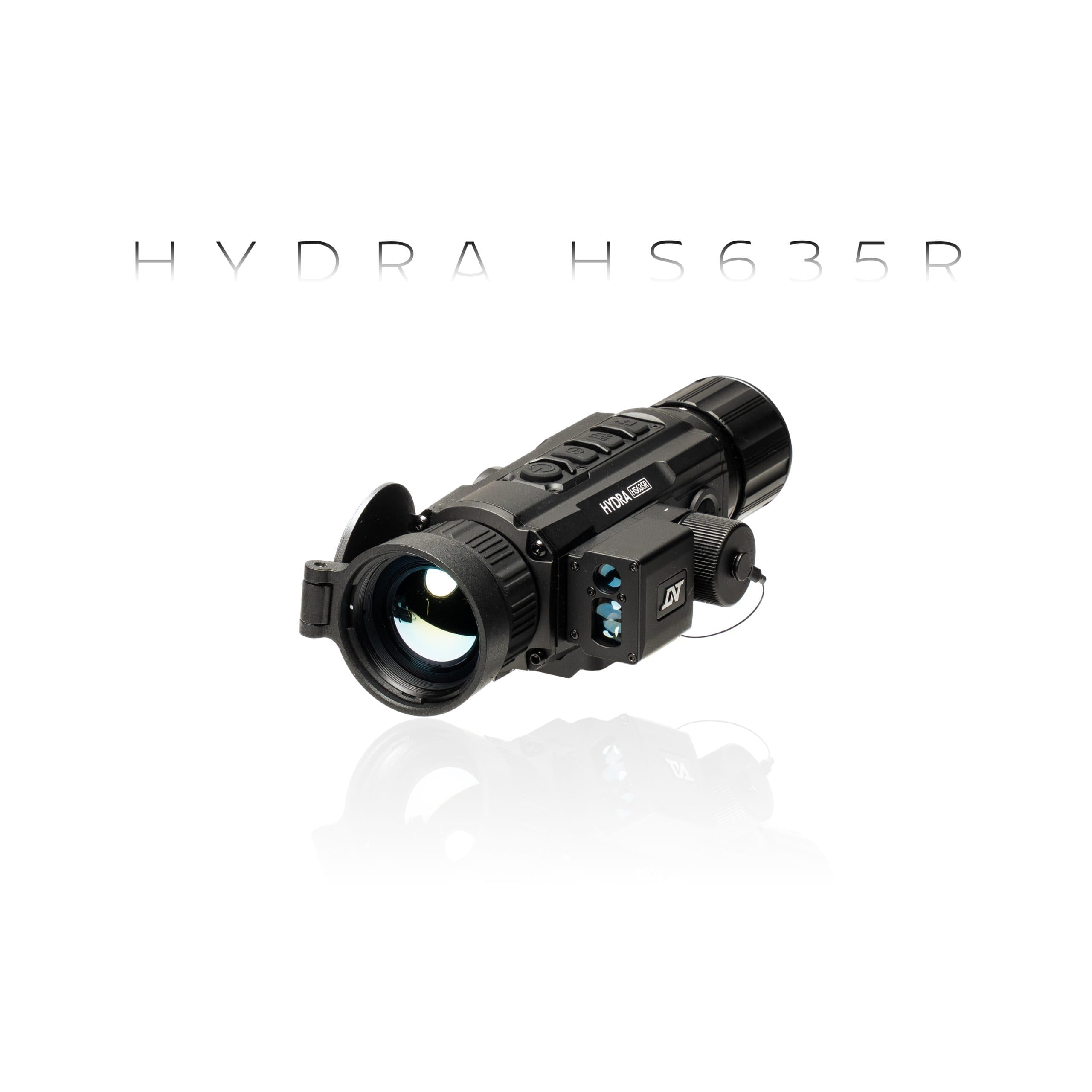 DNT Optics Hydra LRF HS635R Multi-Function Thermal Scope with Laser Rangefinder and Ballistics Calculator – Standalone Scope, Clip-On, Handheld Monocular – 640×512 35mm