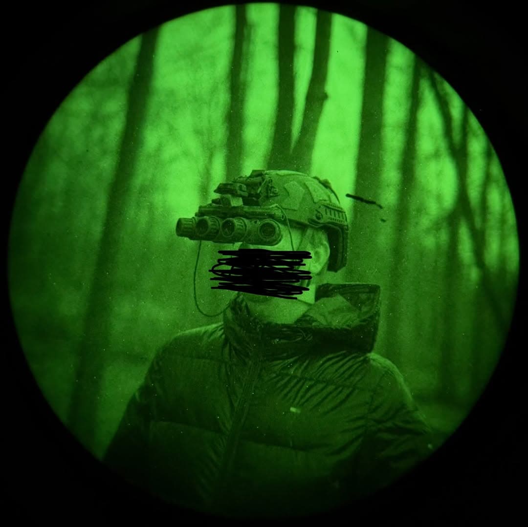 Astrophotography through intensified night vision optics