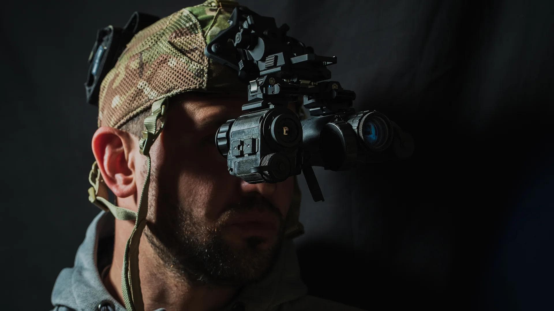 Portrait of a military contractor