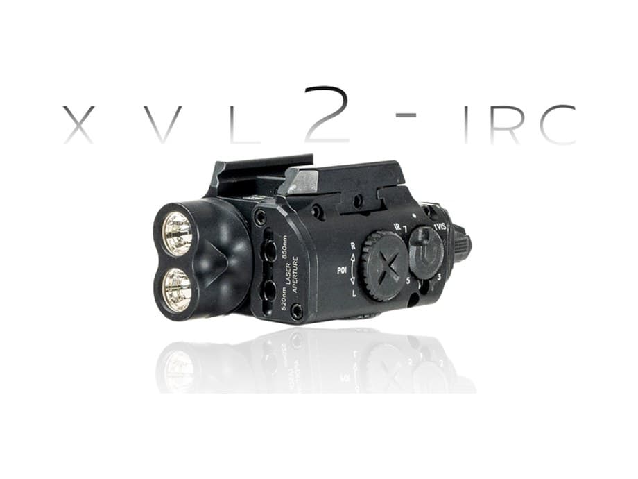 SureFire XVL2-IRC 400 LU/300mW IR WeaponLight w/ 520nm Class IIIa Green Laser & 850nm IR Laser